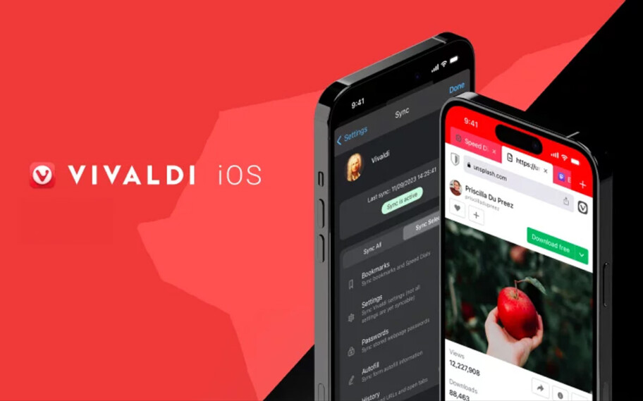 Navegador Vivaldi para iOS
