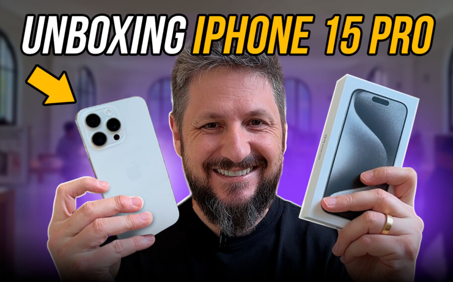 Unboxing raiz do iPhone 15 Pro + Primeiras Impressões!