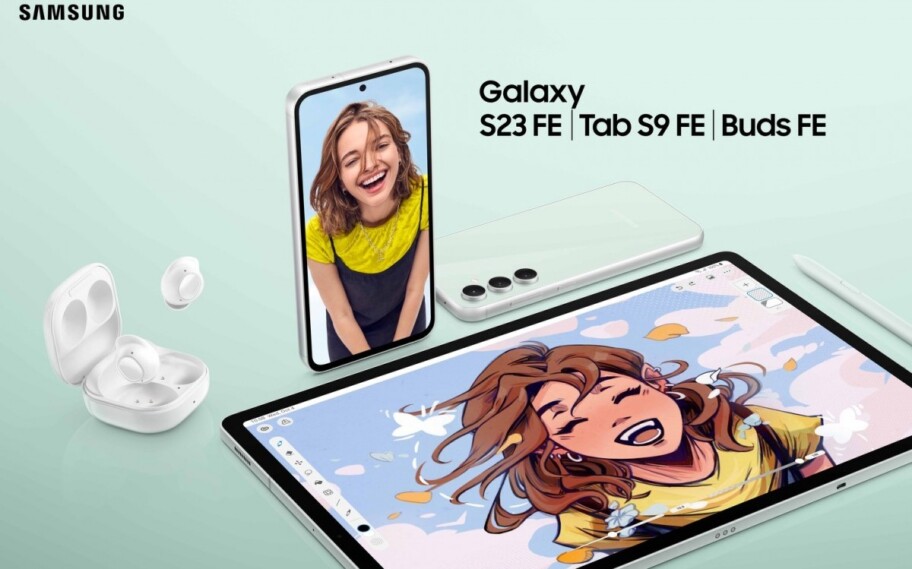 Samsung lança tablets Galaxy Tab S9 FE e Galaxy S9 FE+