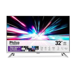 Smart TV Philco 32'', LED, Prata