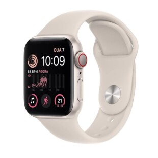 MEGA OFERTA | Apple Watch SE (2ª Geração), 40 mm, Pulseira Esportiva Estelar