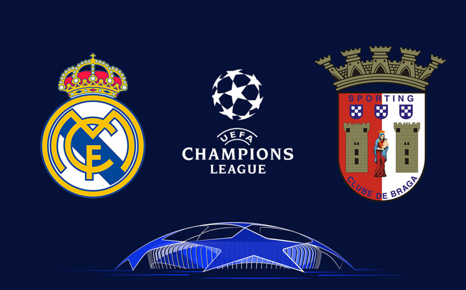 Real Madrid x Braga pela Champions League 2023-24 onde assistir ao vivo
