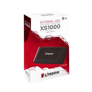 SSD Externo Kingston 2TB, USB 3.2, Preto
