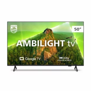 Smart TV Philips Ambilight 50", LED, 4K, Cinza