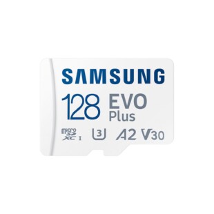 Cartão de Memória Samsung EVO Plus, 128GB, Branco