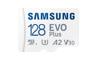 Cartão de Memória Samsung EVO Plus, 128GB, Branco